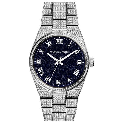 Michael Kors Channing Silver Dial Stainless Steel Ladies Watch 